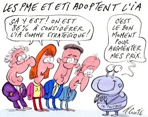 Les PME françaises triplent leur adoption de l’IA en un an